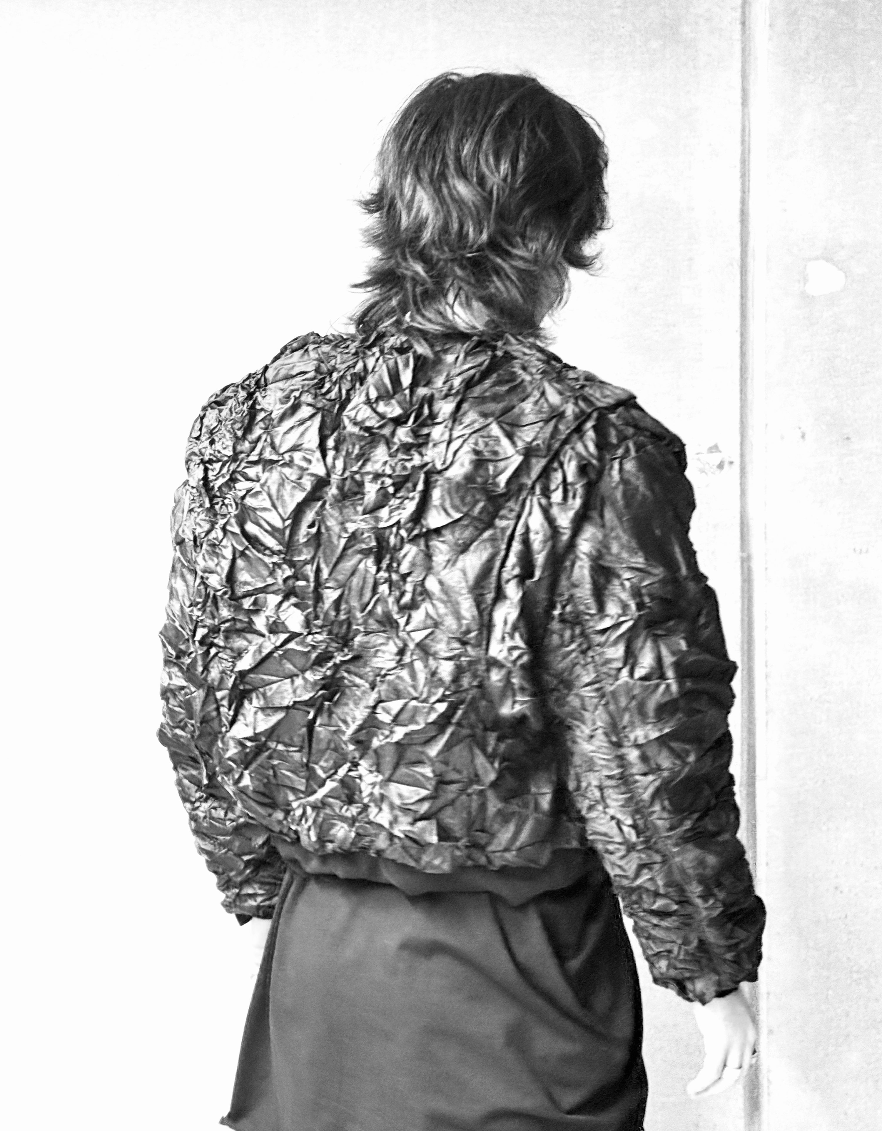 FORM: LAB / Environment / Flame-retardant + Wrinkled Nylon Bomber